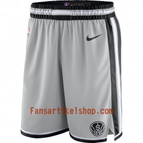 NBA San Antonio Spurs Herren Shorts Grau 2018-19 Nike Swingman